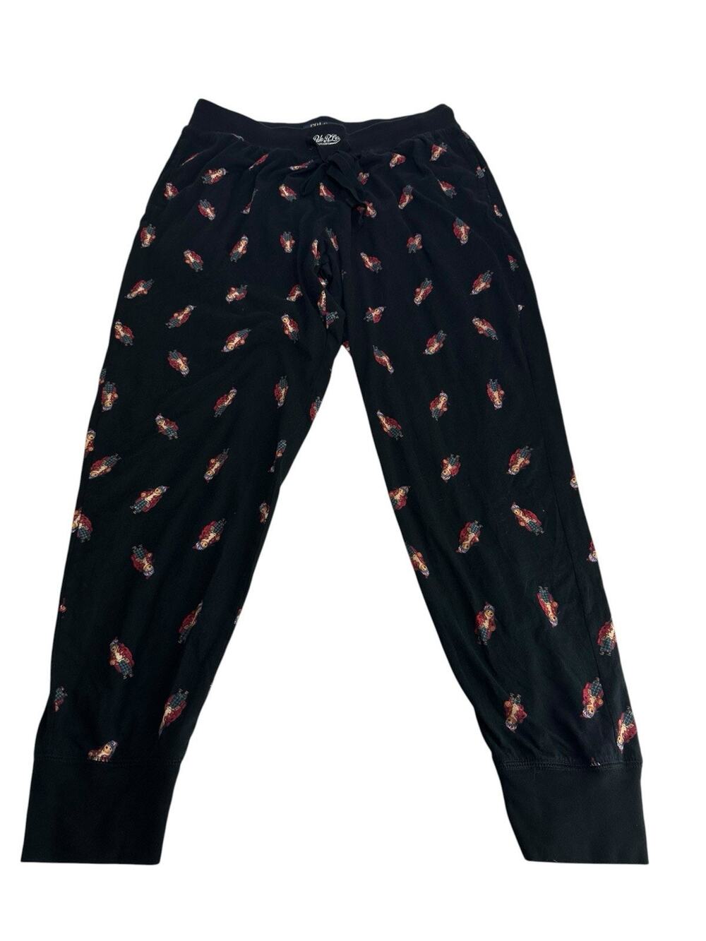 Polo Ralph Lauren Men's All Over Polo Bear Cotton Sleep Jogger Pants Size L